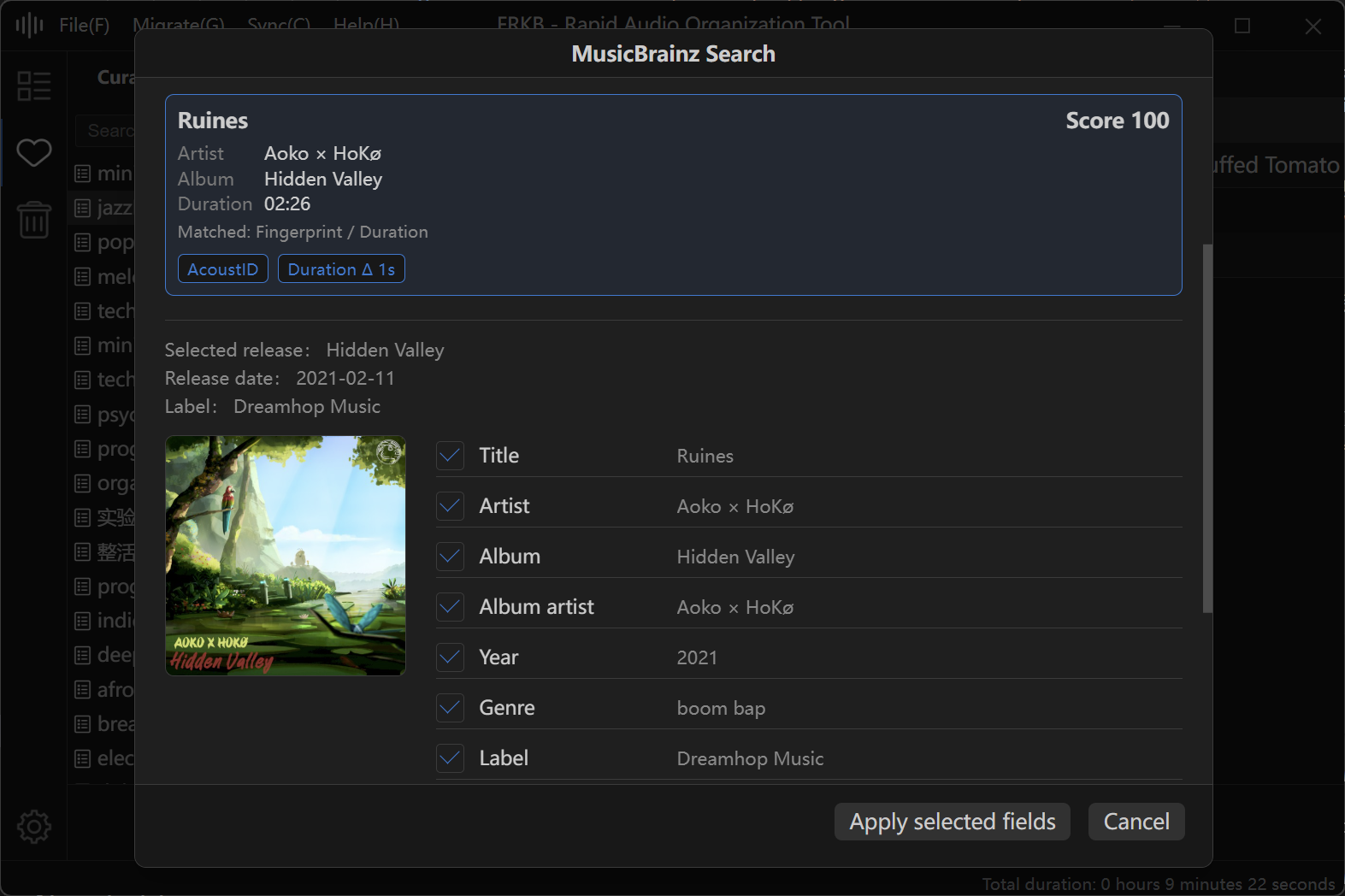 Online metadata enrichment