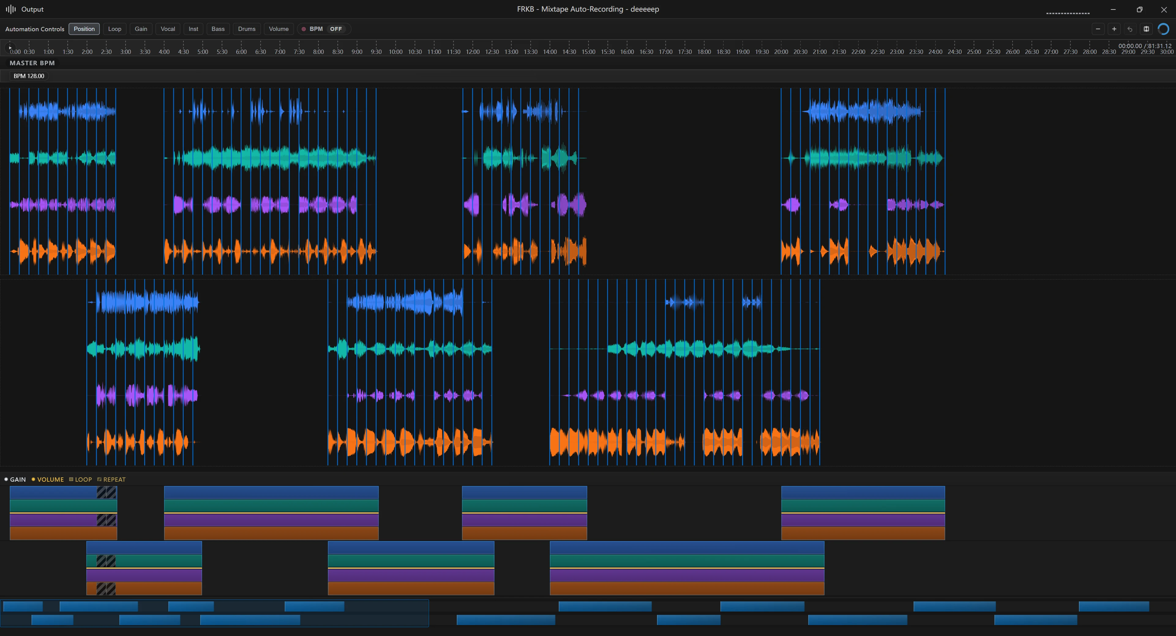 Mixtape Auto-Recording & Stems